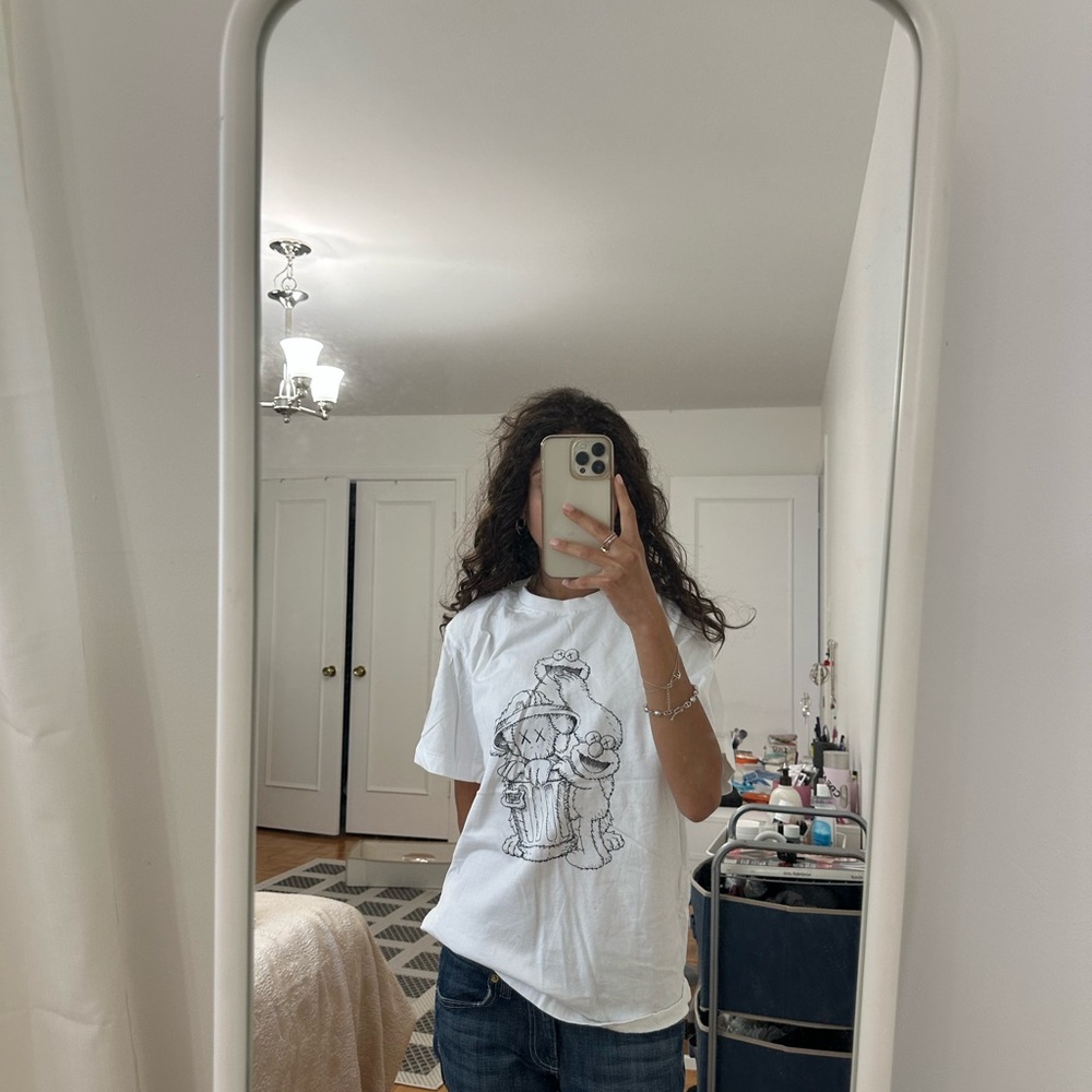 KAWS Sesame Street White T-Shirt